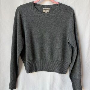 J.Crew Cashmere Shrunken Crewneck Sweater Size Large